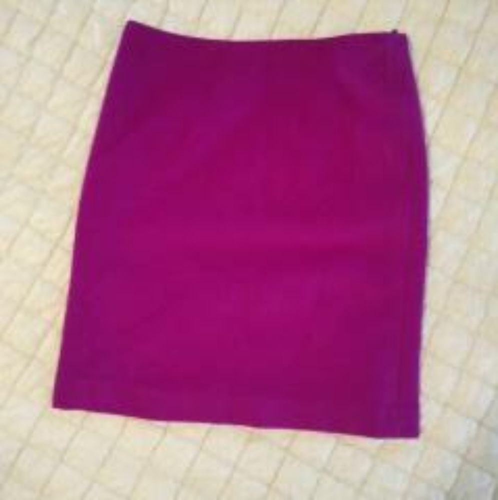 French Connection | Magenta Wool Angora Short skirt | 4
